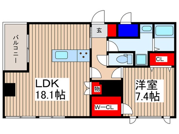 MDビルの物件間取画像